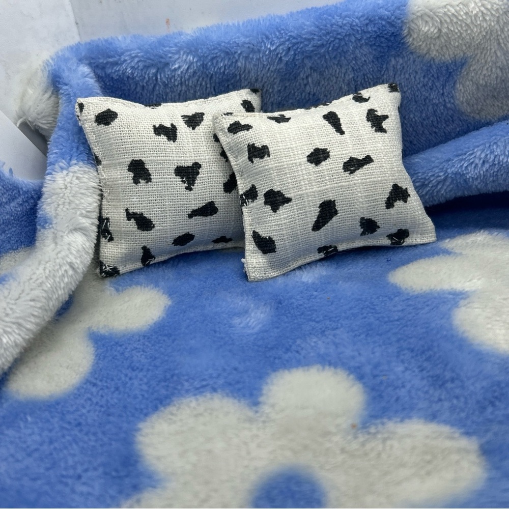 Barbie hand sewn Black and White Animal Printed mini pillows